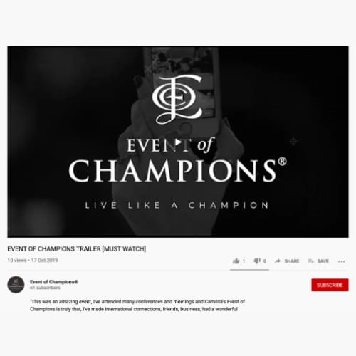 Event of Champions YouTube